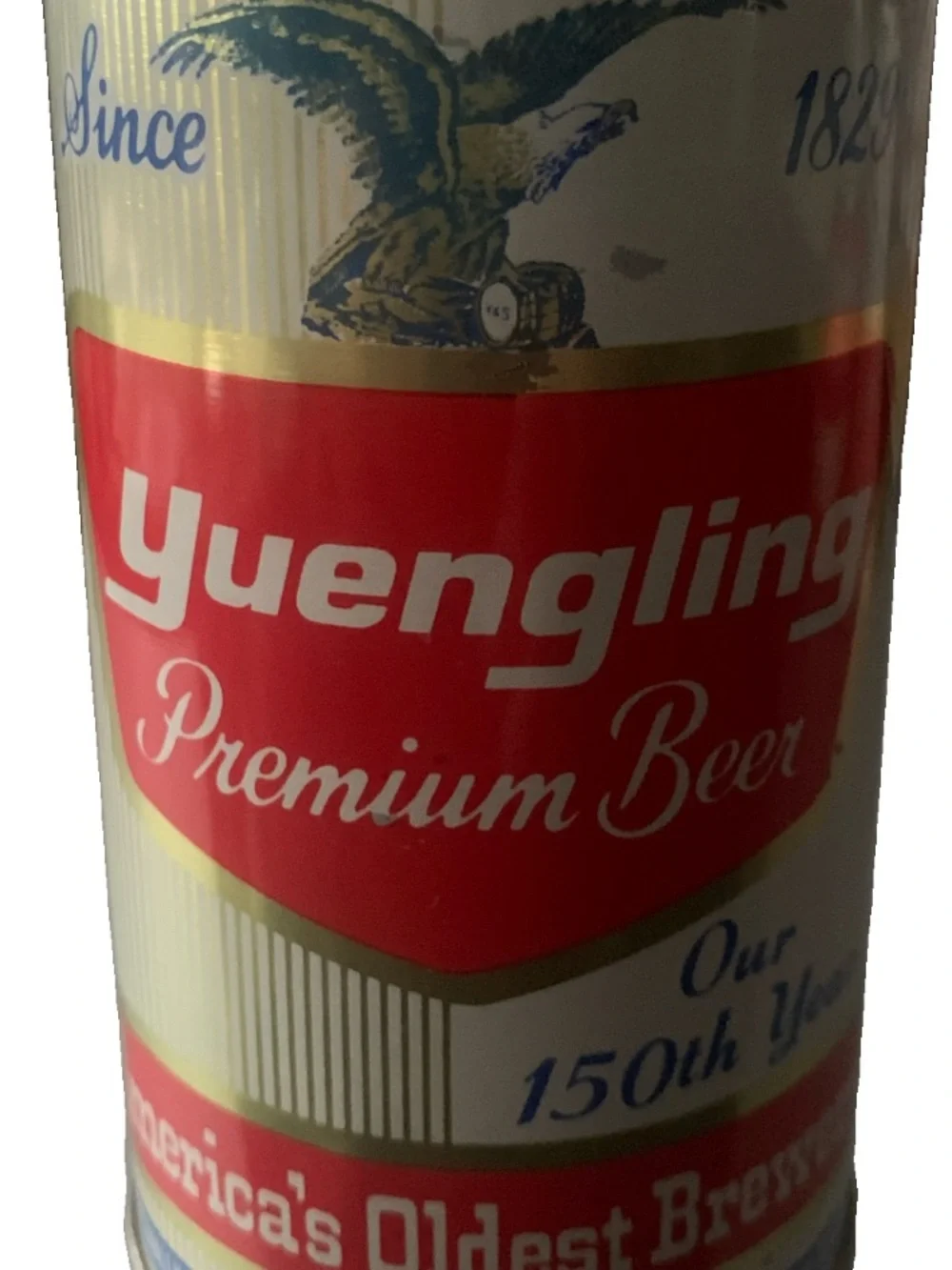 Vintage Beer Can Yuengling Premium Beer 150th Year Pull Tab Empty